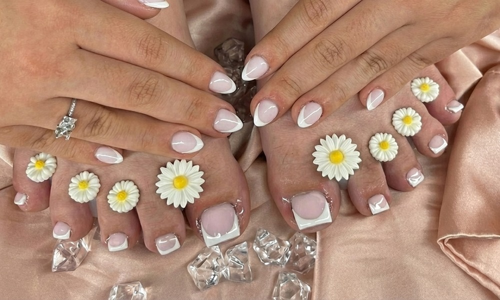 Custom Acrylic or Gel-X Nail Sets and Acrylic Pedicures