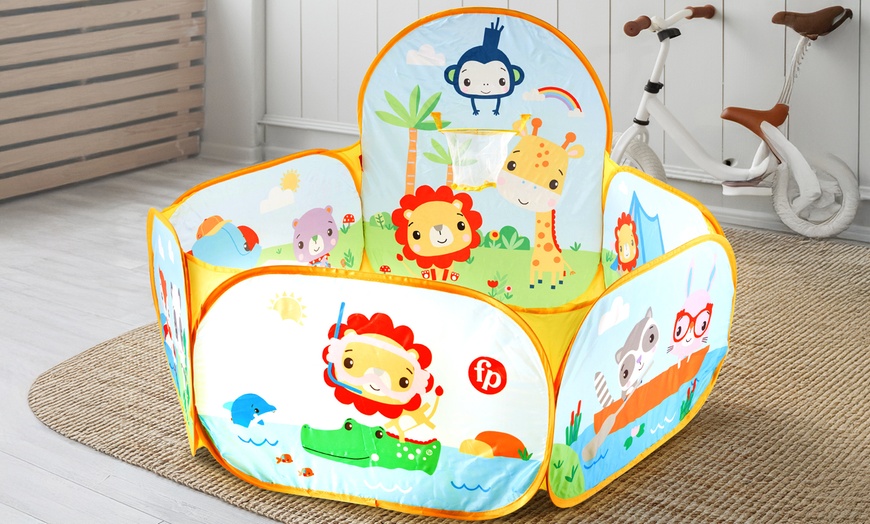 Image 2: Fisher Price Kids' Portable Sports Ball Pit 