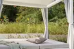Home Deluxe Sonnenliege Lyon, 208x188 cm, in weiß/grau für den Außenbereich - Second Medium