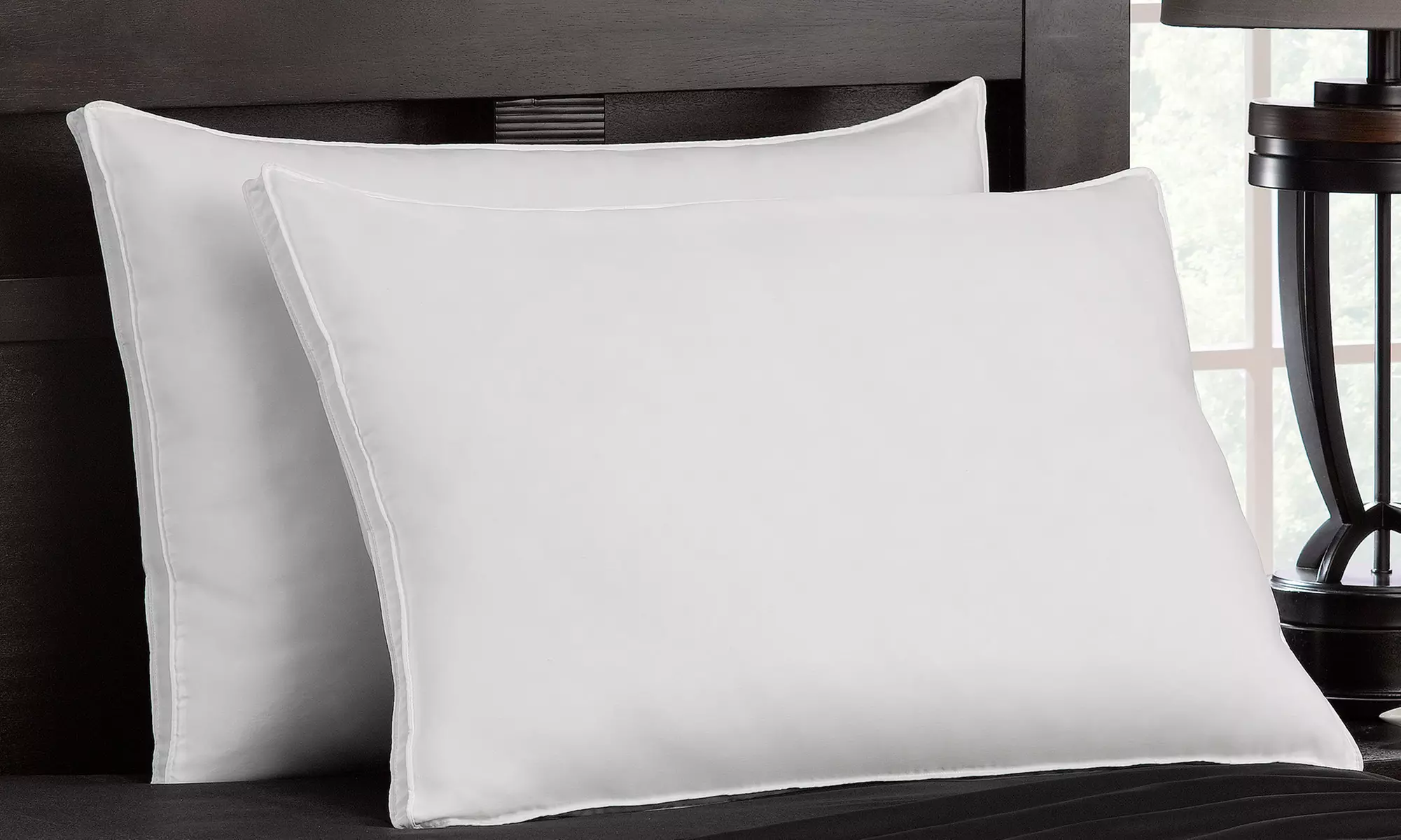 Firm Exquisite Hotel Down-Like Gel Pillows, All Sizes Same Price (2-Pack) - Primary Image