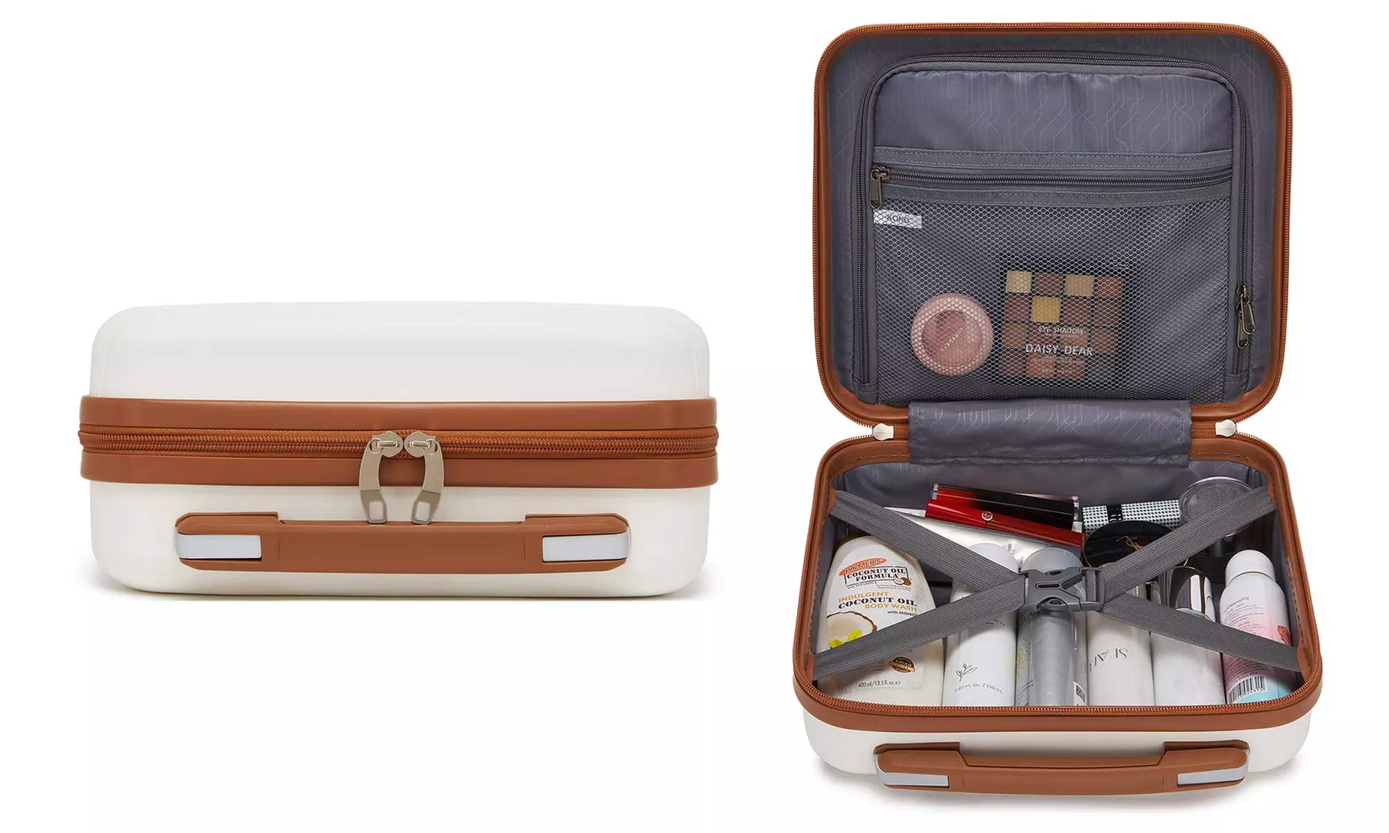 KONO One or Four Piece Colorful PP Hard Shell Suitcase With TSA Lock