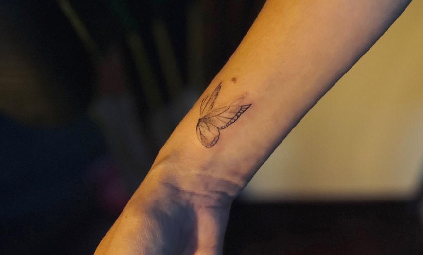 Image 3: Get 1 x 1 or 2 x 2 Inch/ Custom Tattoo Design & Size w/ Consultation