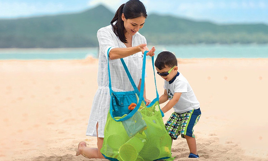 Image 1: Sand-Free Beach Bag