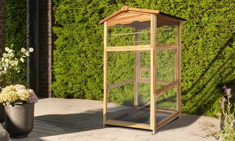 Home Deluxe Home Deluxe PICO Vogelkäfig aus Tannenholz