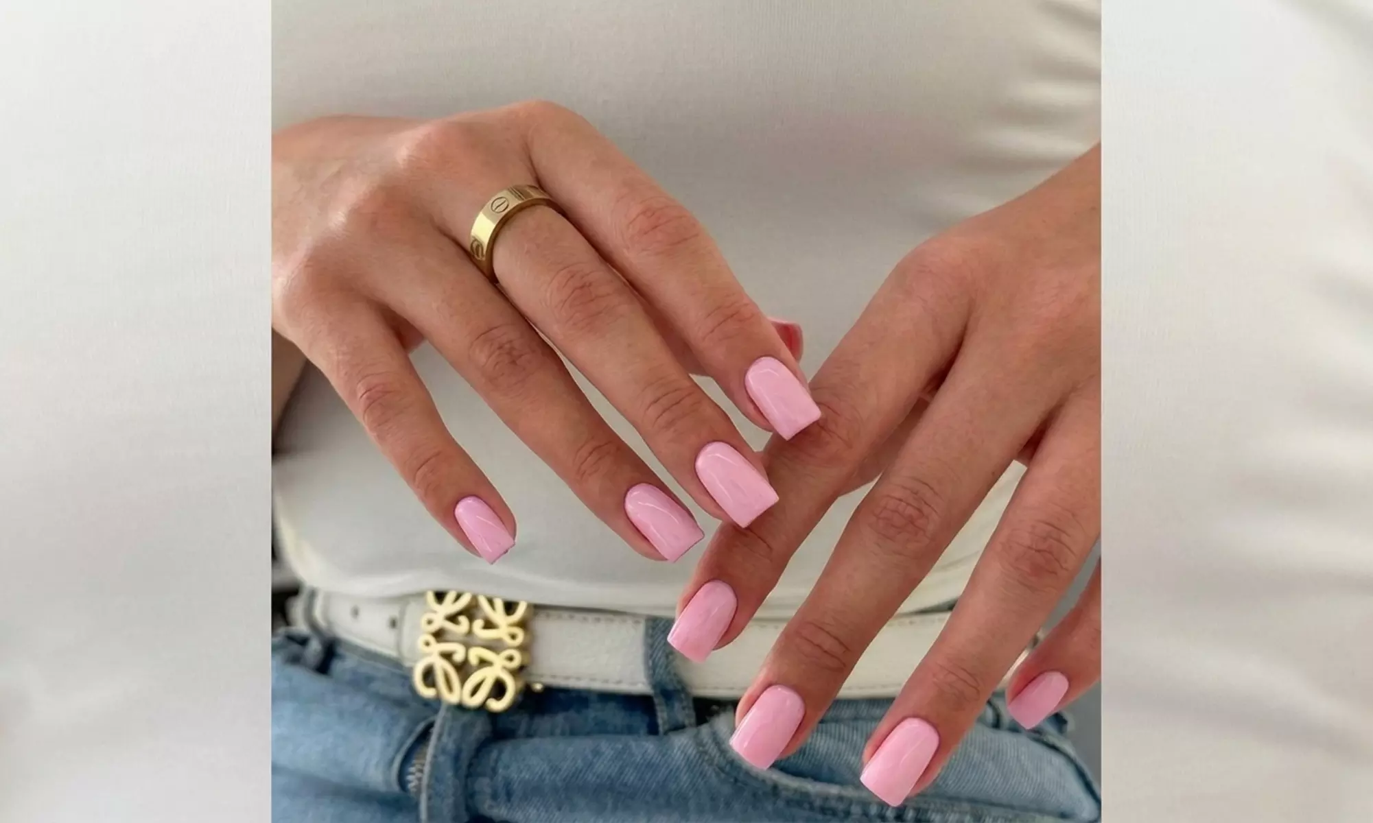 Classic Mani-Pedi, Full Face Threading & Eyebrow Shaping