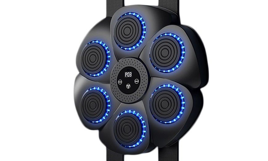 Image 4: Wall-Mounted Bluetooth Electronic Punching Music Machine