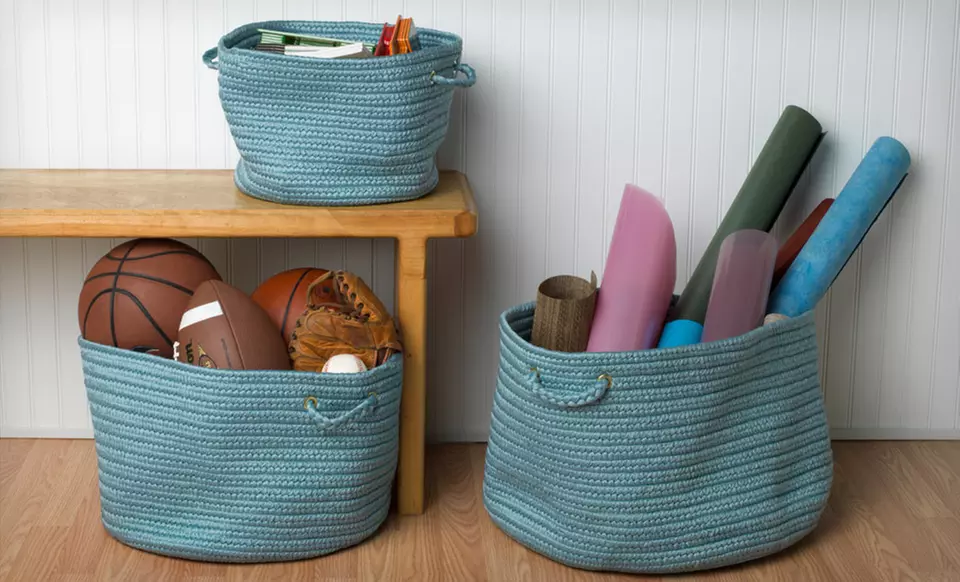 Colonial Mills Clutterguard Indoor/Outdoor Soft Storage Basket (Up to 57% Off). 12 Colors. Free Shipping and Returns. - Second Medium