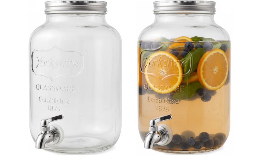 Image 2: Dispenser in vetro da 4 L