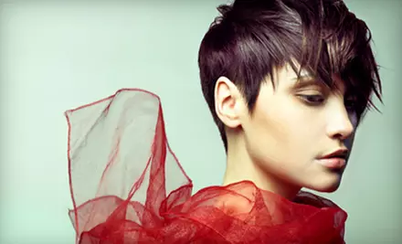 Wash and Blow-Dry with Haircut or Highlights at Pillars Hair Salon (Up to 51% Off) - Primary Image