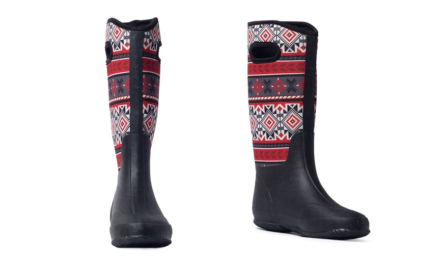 muk luks rubber boots