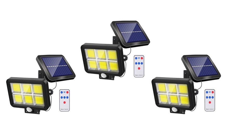 Image 3: 1 o 3 lampioni 120 LED con pannello solare 