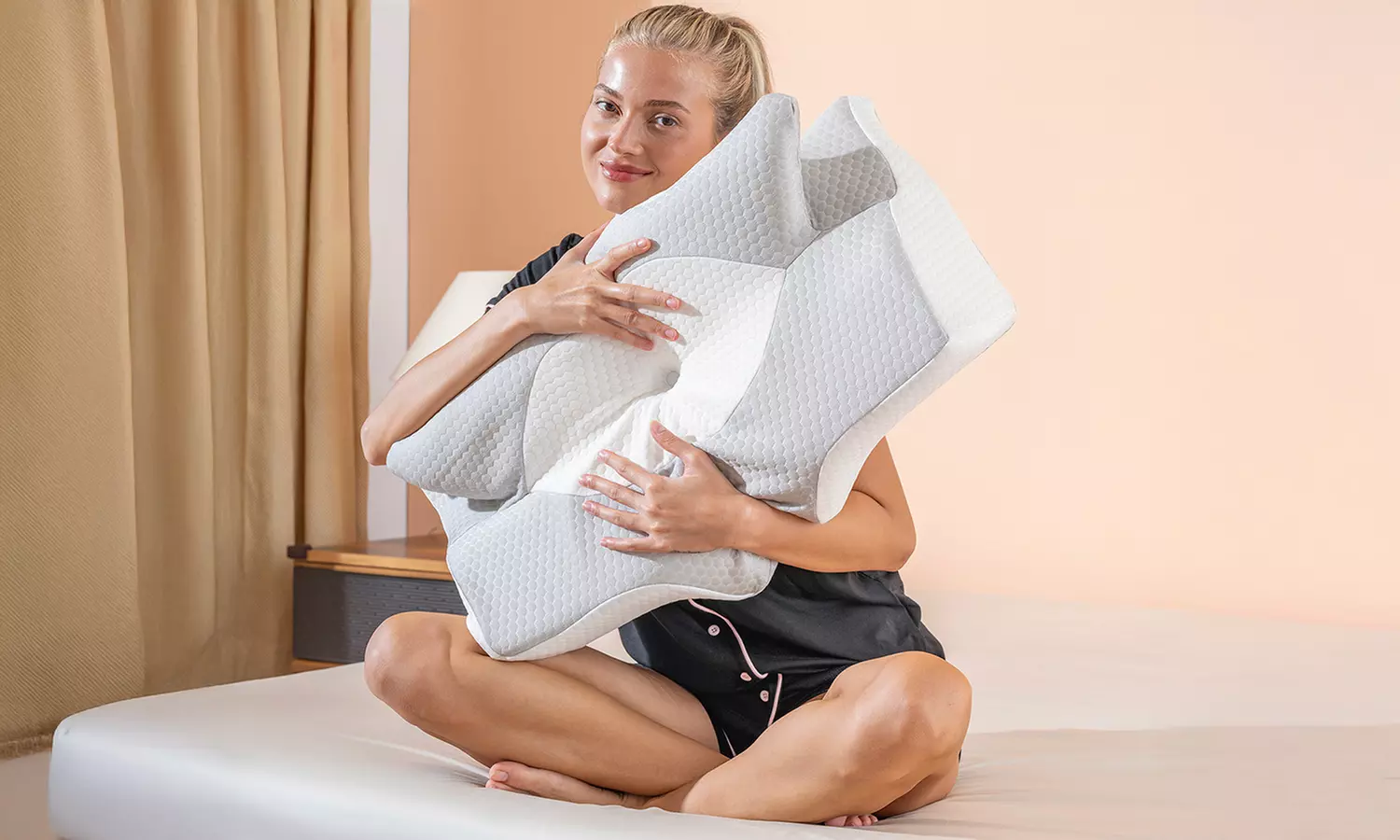 Cojín Morfeo, de espuma con memoria de 6 zonas Butterfly - Primary Image