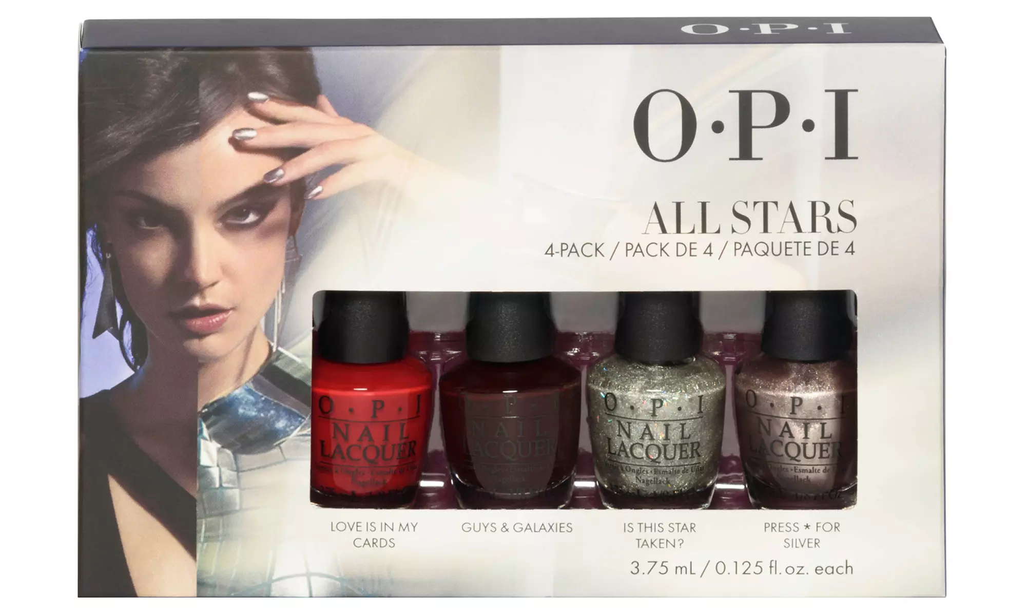OPI Starlight All Stars Mini Nail Lacquer Set (4-Piece) - Second Medium