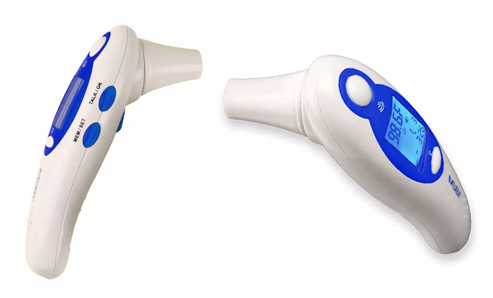 $13.99 for a Mobi DualScan Digital Thermometer for Ears and Foreheads ($39.95 List Price). Free Returns. - Primary Image