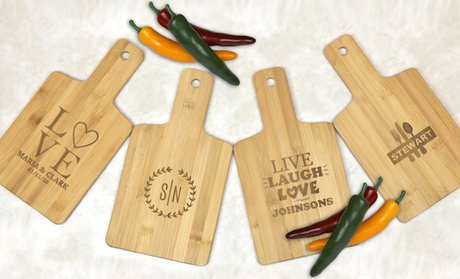 Up to 87% Off Personalized Bamboo Board from Monogram Online