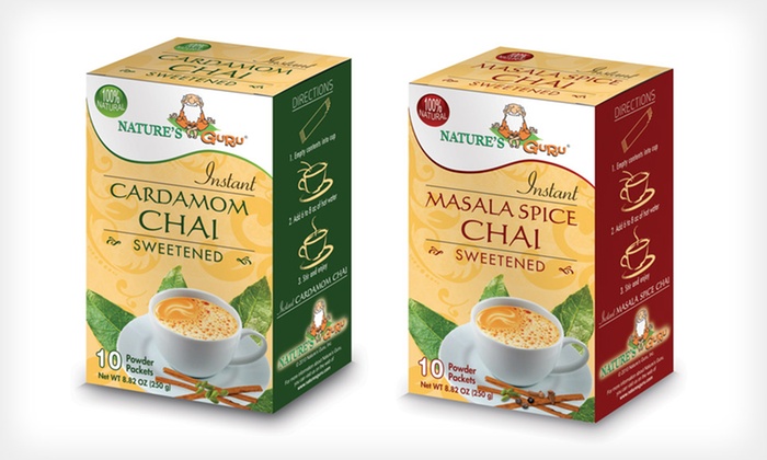 Nature's Guru Instant Chai Tea 