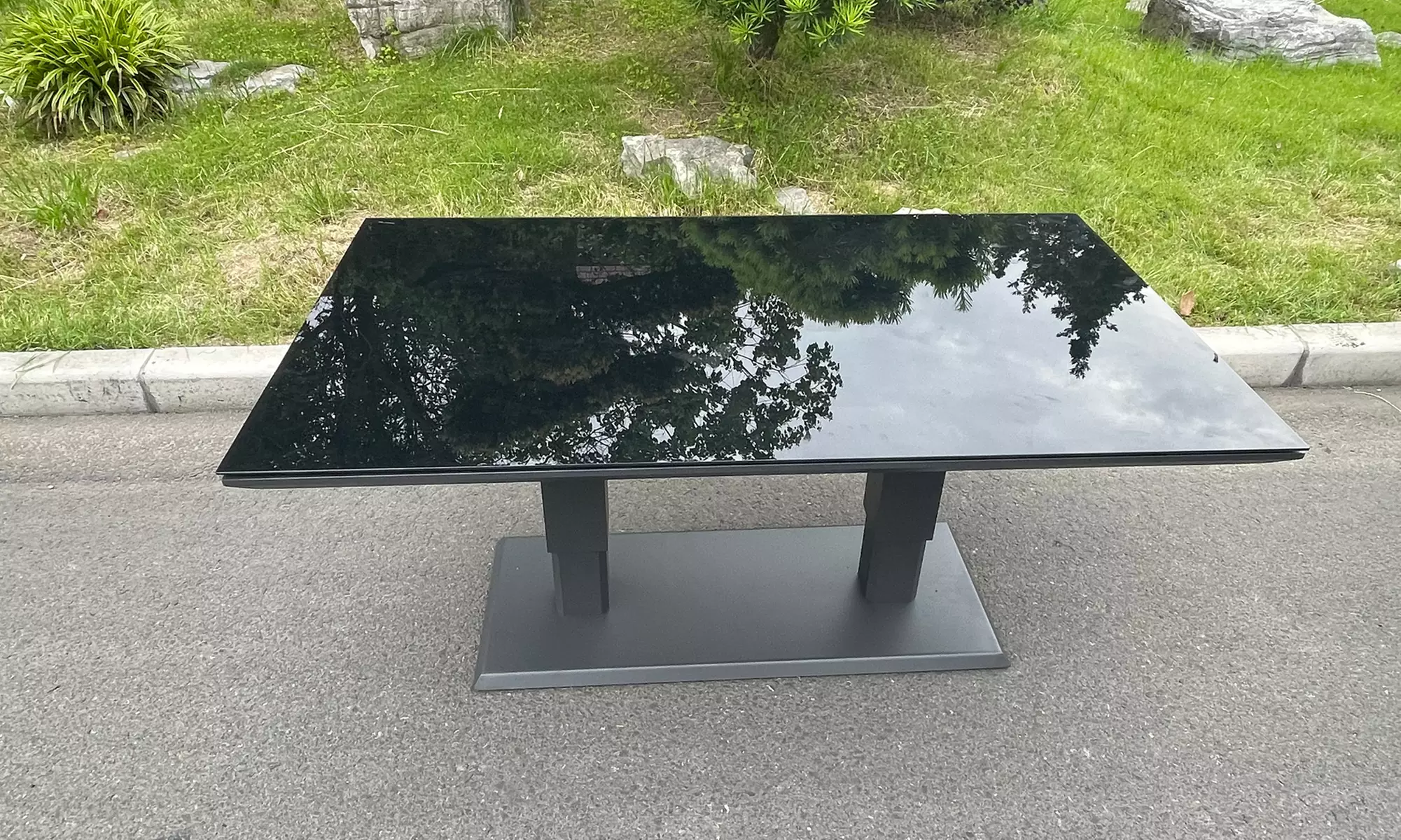 Fimous Aluminum Outdoor Garden Corner Sofa - Primary Image