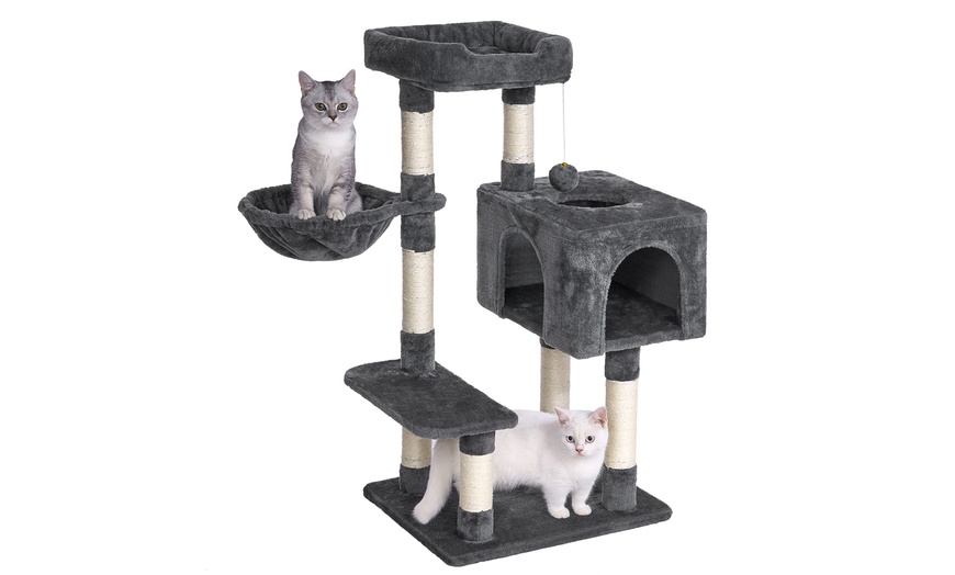 Image 11: Meerlaagse grijze kattenboom