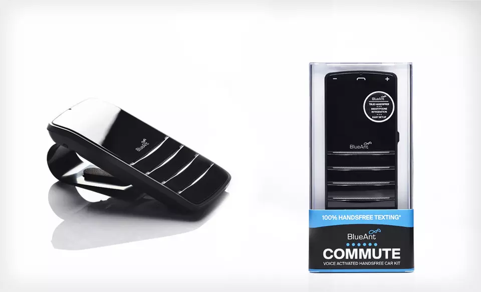 $49.99 for BlueAnt Commute Voice-Activated Hands-Free Bluetooth Car Kit ($99.95 List Price). Free Shipping and Returns. - Second Medium