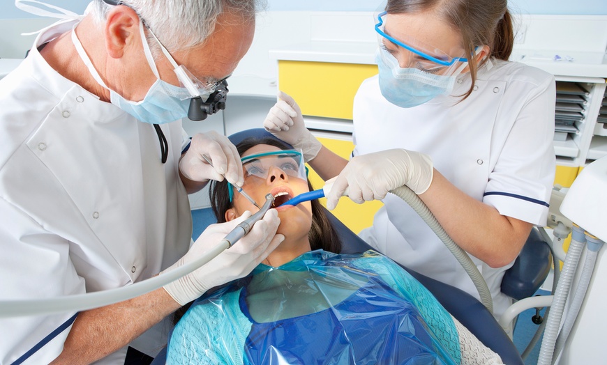 Image 1: Dental Exam, Scale, Polish, X-Ray