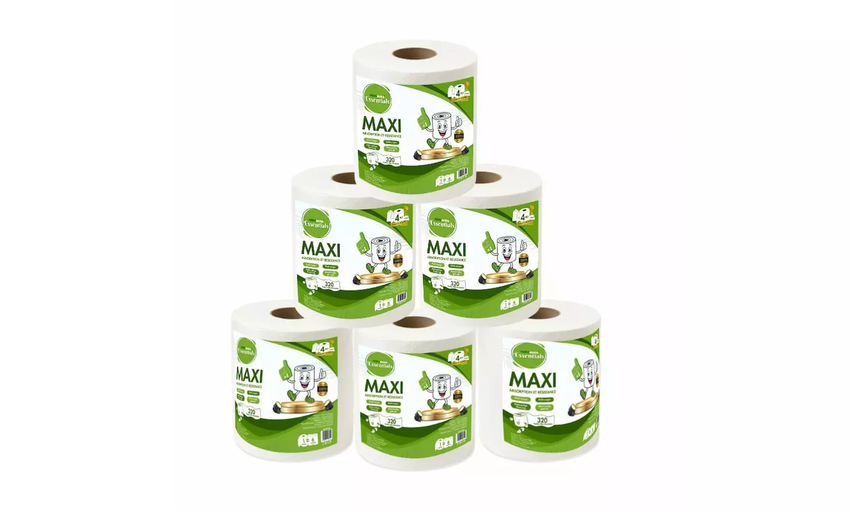 6 rollos de papel de cocina, Herzberg