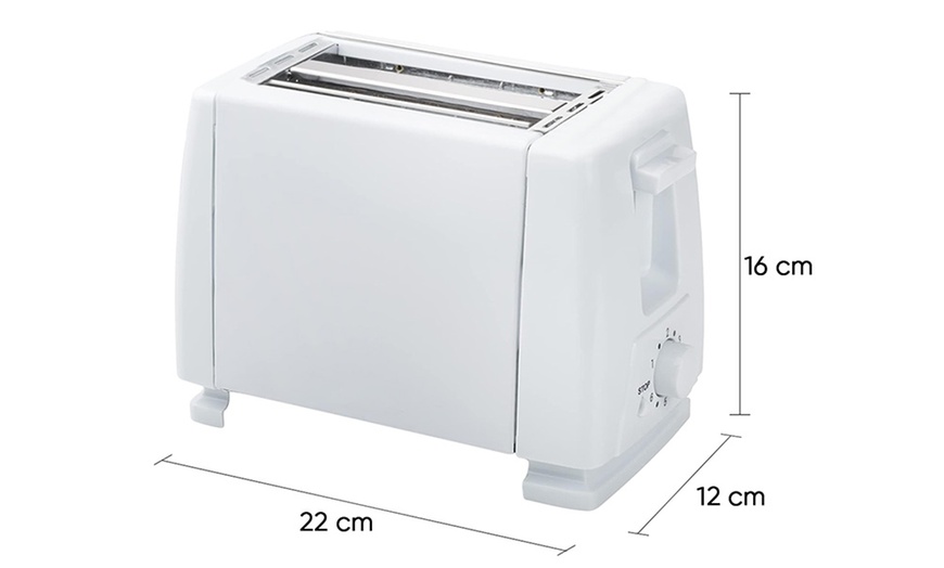 Image 5: Tostapane elettrico con 2 scomparti