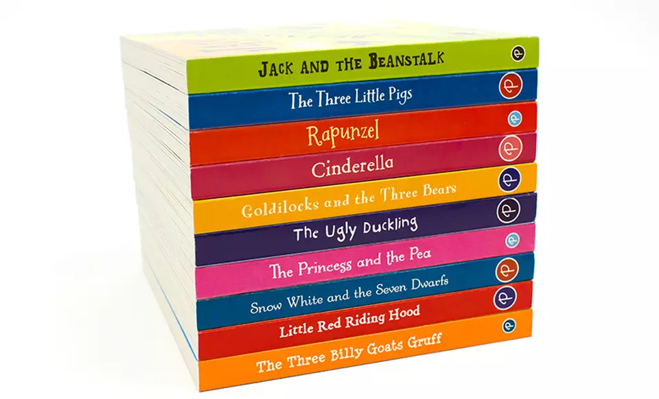 Set of 10 Fairy Tale Board Books - Second Medium