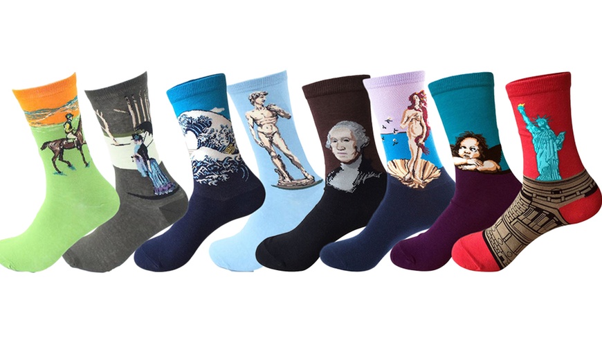 Image 2: Women's Classical Art Socks