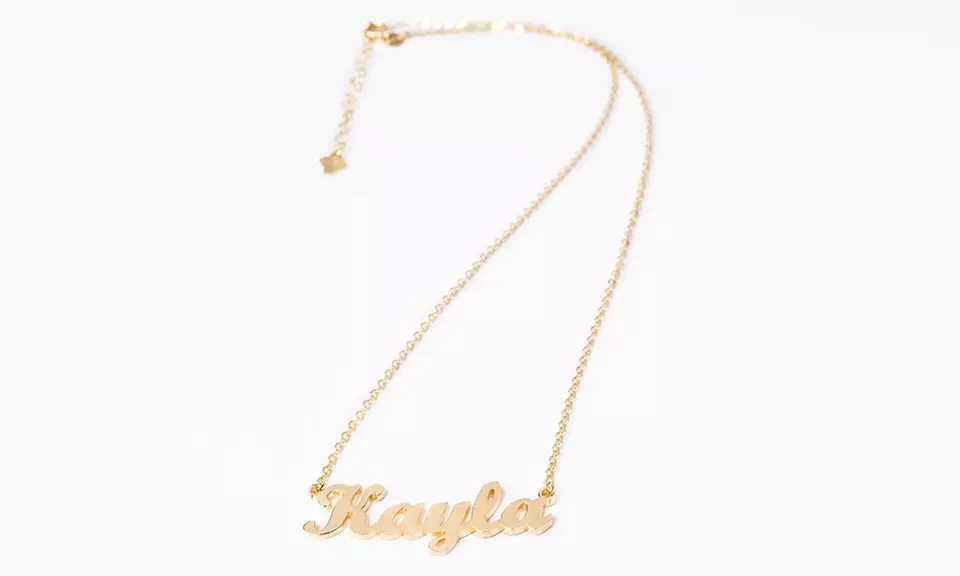 Custom Name Necklace in Silver