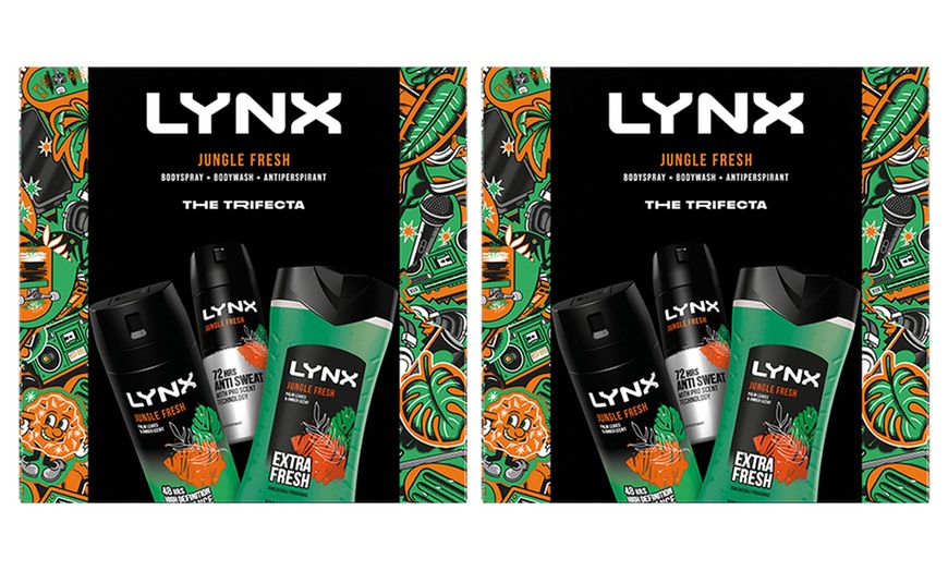 Image 3: Lynx Jungle Fresh The Trifecta Gift Set for Men