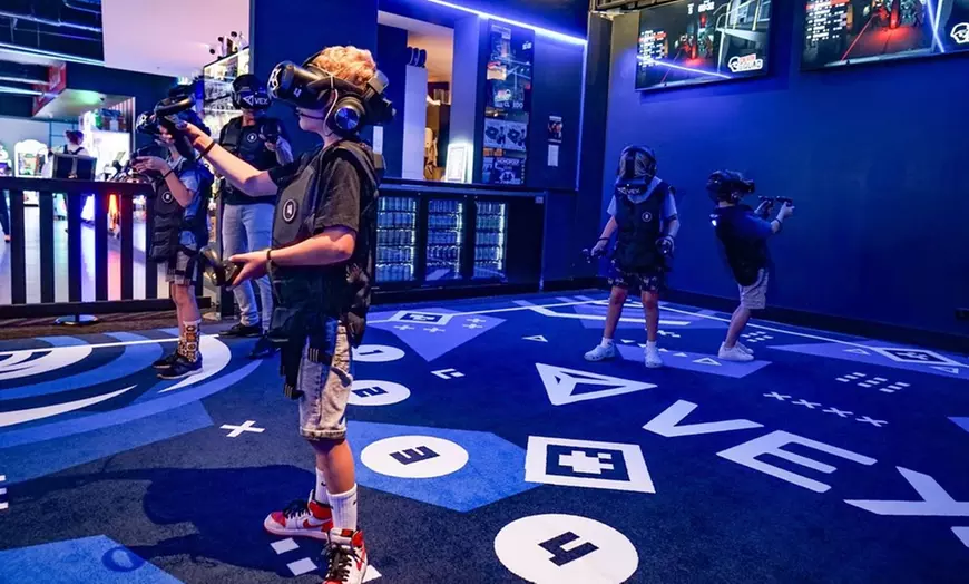 Image 1: Dive into Engaging Virtual Reality Games For Up to Eight People