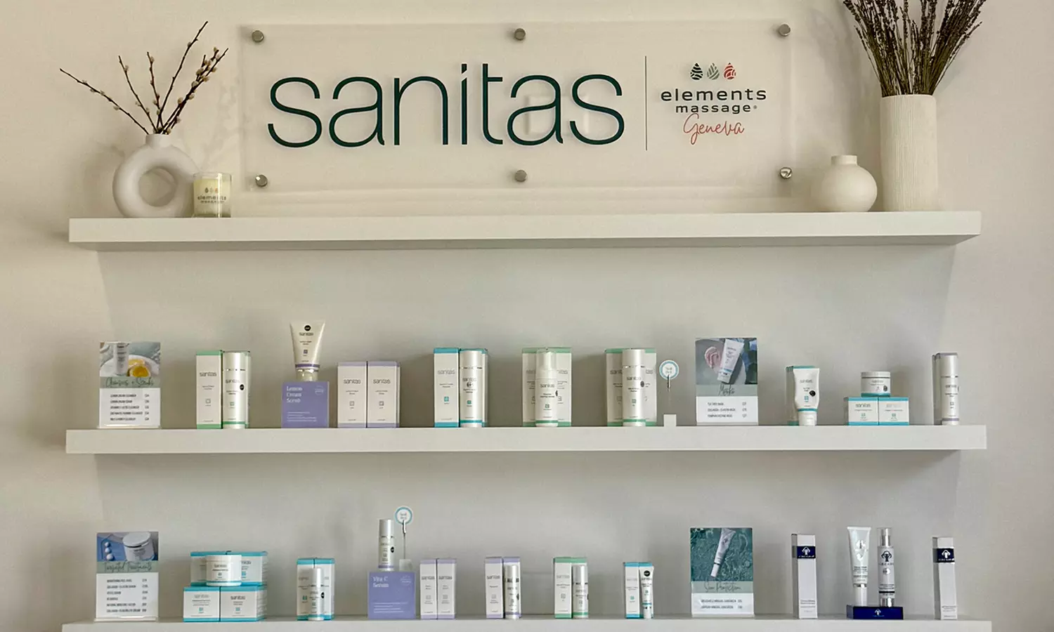 Three 60-Minute Massages or Facials at Elements Massage Geneva