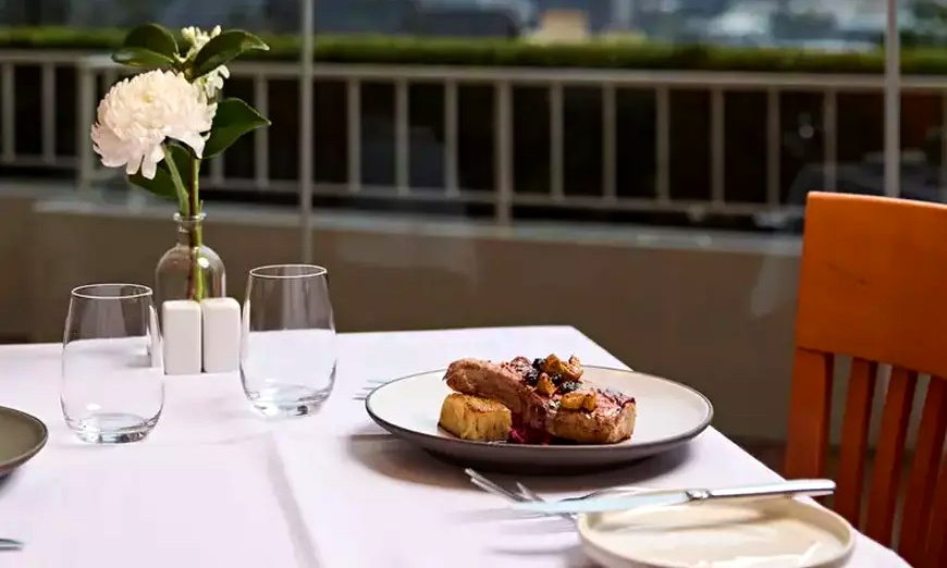 Image 3: Three- or Five-Course Australian Dining w/ Wine & Iconic Harbour View