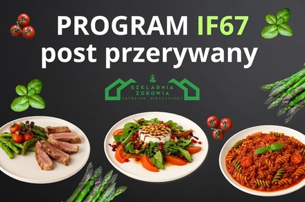 Catering dietetyczny: dieta post przerywany – 5 dni – 1200 kcal – 3 posiłki – standard lub vege
