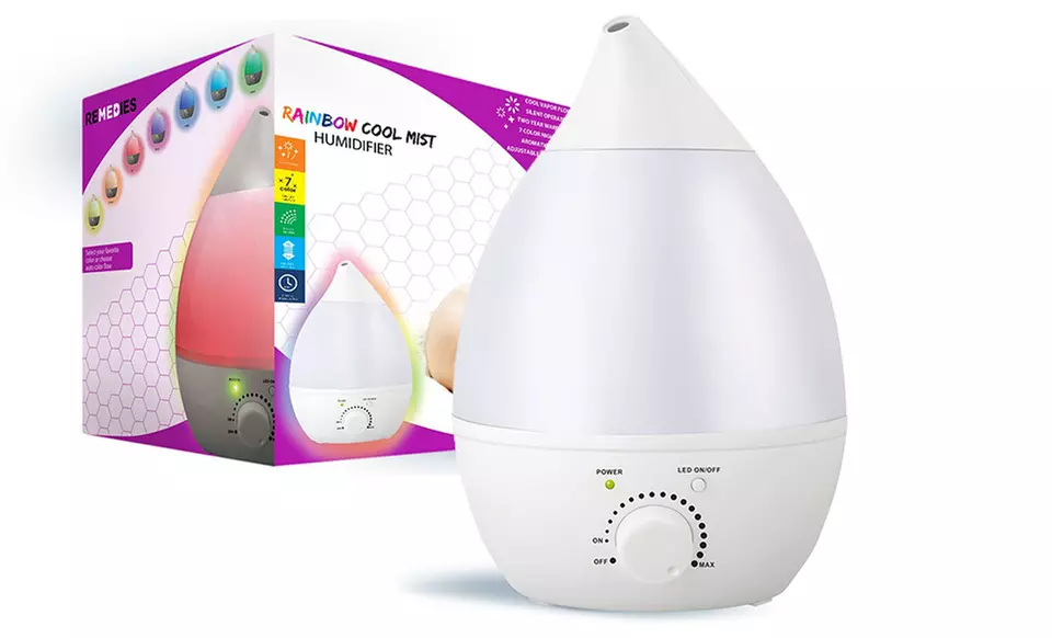 Cool Mist Ultrasonic Humidifier and Aroma Diffuser - Primary Image