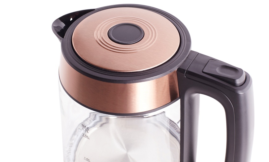 Image 3: Neo LED Nordic Glass Kettle