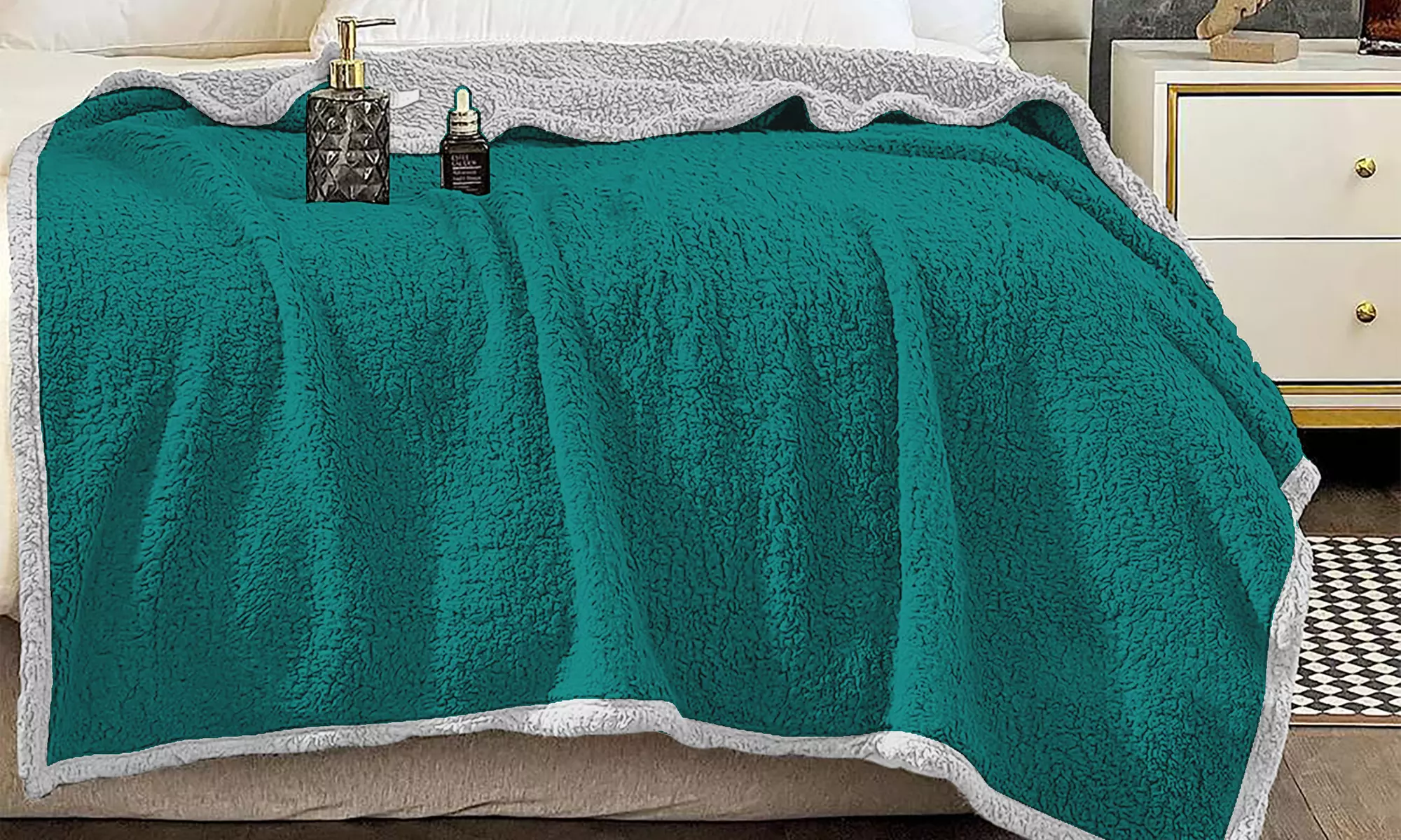 Calda coperta in sherpa Stubai