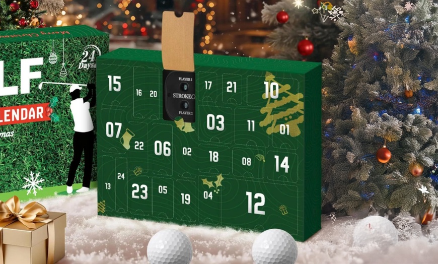 Image 1: 24-Day Golf Countdown Calendar