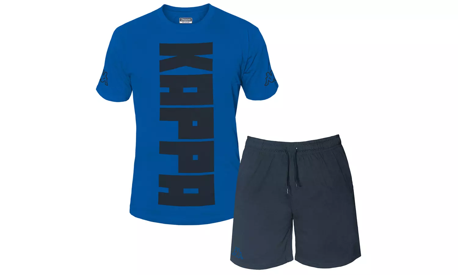 Completo uomo Kappa corto in cotone Jersey