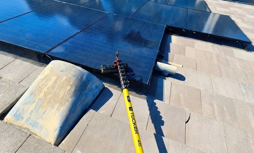 Image 2: Up to 20 Combined Panels & Windows ( Solar Panel & Window Cleaning)