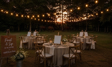 Paint & Sip in the Pasture for 6 guests - Wild Dream Farms