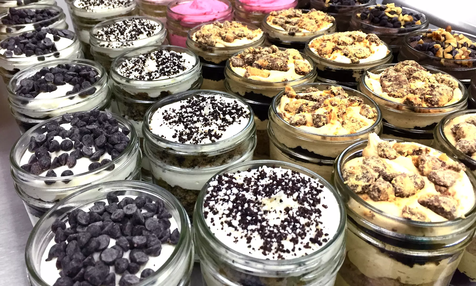 $29 for Six Assorted Cake Jars from DreamScape Desserts ($77.70 Value) - Primary Image