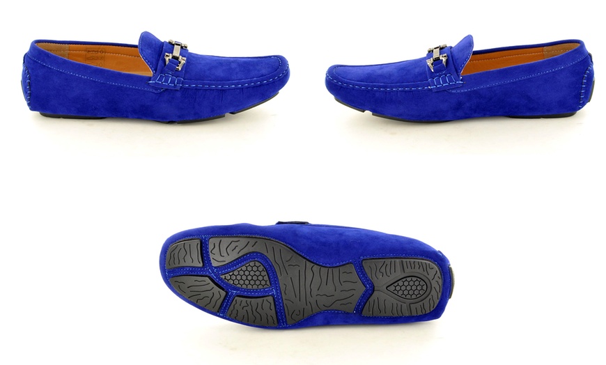 Image 7: Men's Casual Loafers with Buckle