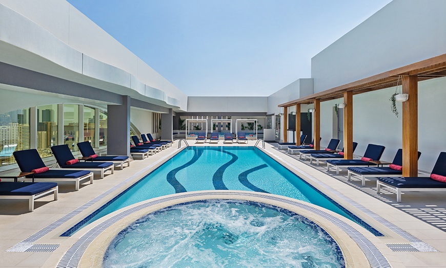 Image 1: Weekday or Weekend Pool Access with Food & Drinks for Up to 2 Adults