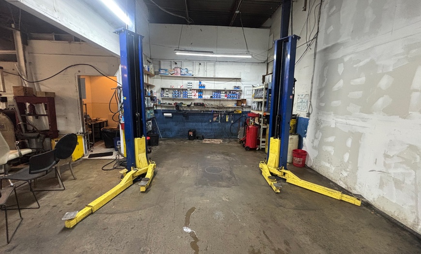 Image 3: Mobile Synthetic Blend + Filter Change,Inspection, Oil Change, & More 