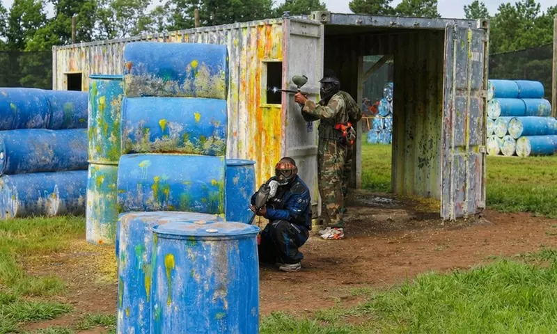 Full Day Paintball with Equipment for upto Ten People