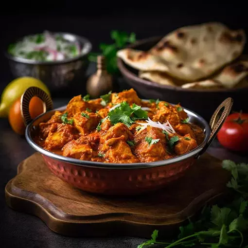 Starter, Main and Side at Indian Restaurant for 1, 2 and 4 People