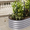Image 5: Open-Bottom Sectioned Galvanized Steel Raised Garden Bed 160cm x 80cm