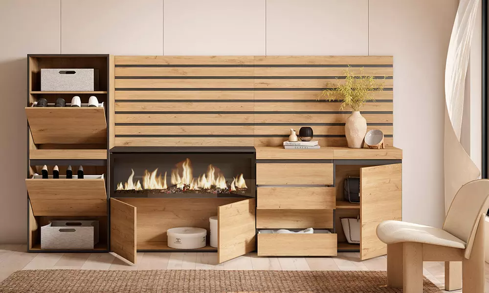 Scarpiera, Credenza, Camino elettrico