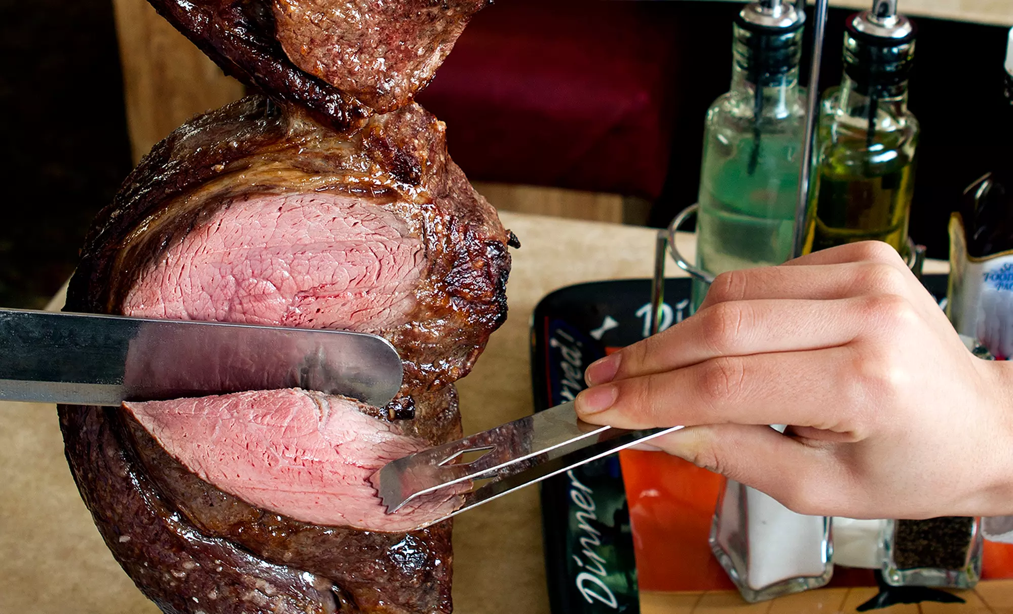 Three-Course Brazilian Steak-House Lunch or Dinner for Two at Vila Brazil (Up to 47% Off) - Primary Image